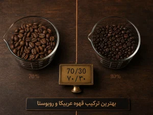 بهترین ترکیب قهوه عربیکا و روبوستا چست؟