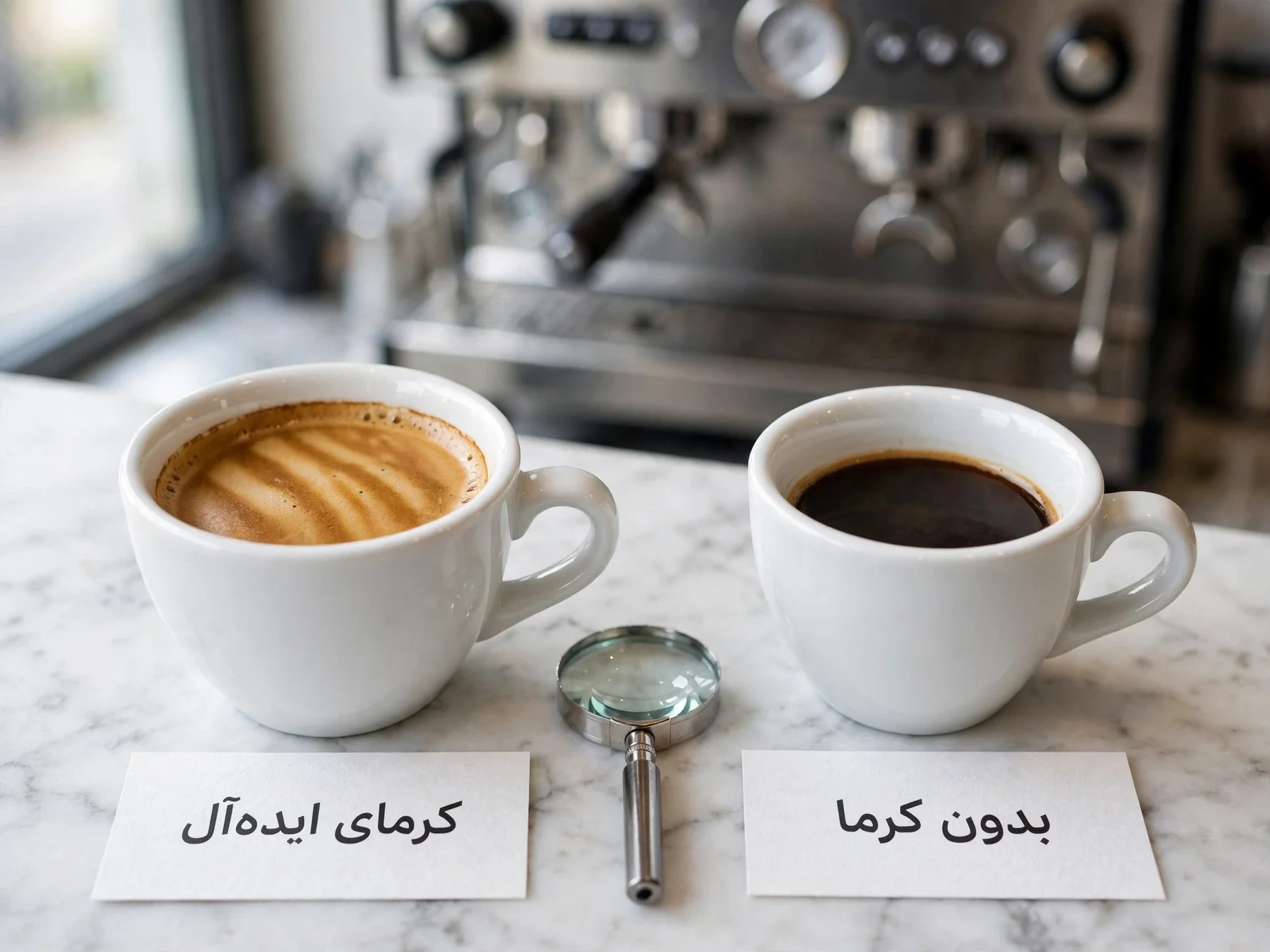مقایسه کرمای قهوه ایده‌آل در مقابل اسپرسوی بدون کرما